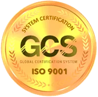 Selo de certificação ISO 9001 da Filtrando