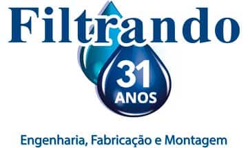 Filtrando tratamento de água e efluentes industriais - logo