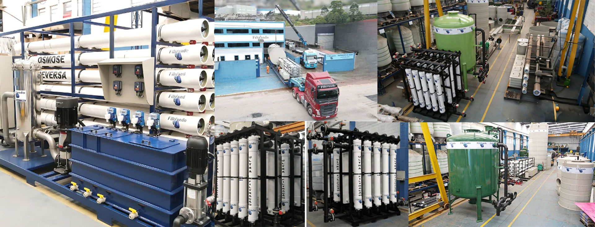 Sistemas de tratamento de água industrial