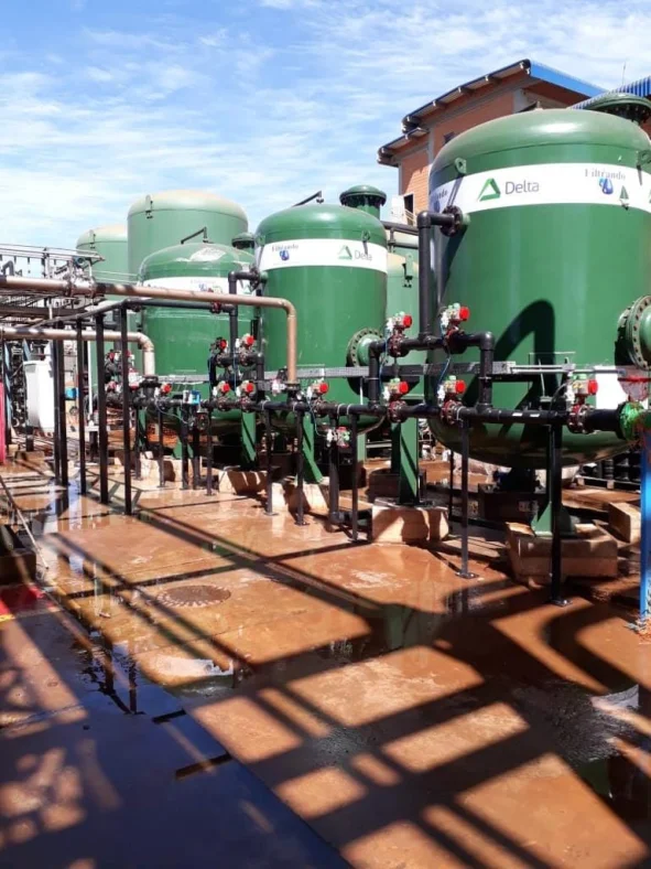 Sistema de Desmineralização 80.0 m³/h – Totalmente Automático